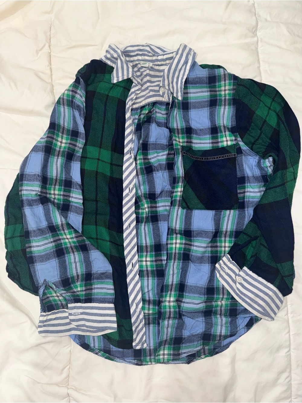 aerie pj button down top